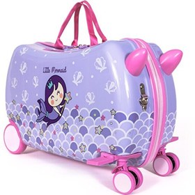 Resim Milk&Moo Binilebilir Küçük Deniz Kızı Çocuk Valizi 