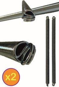 Resim AVMmarketim Hoppala Yayı 2 Adet Zıp Zıp Yayı Çelik Yay Hoppala Kapı Yayı 