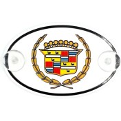 Resim BS.Elektronik Etiketçilere Özel Oval Cadillac Cam Süsü Pleksi Vantuzlu Arma (552067785) 