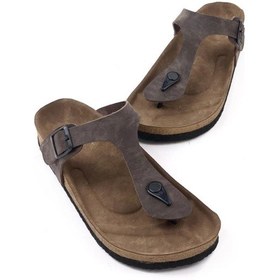 Resim Kadın Lemm Kahverengi Parmak Arası Ortopeik Terlik 001 