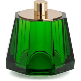 Resim SYSTEM BANYO AKSESUARLARI Banyo Kristal Pamukluk Yeşil Renk 110X120X120 mm 