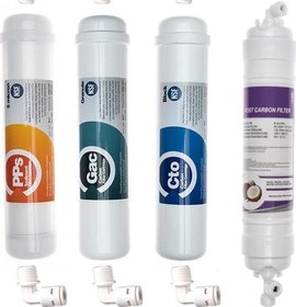 Resim Su Arıtma Kapalı Kasa Su Arıtma Cihazı 4'lü Filtre Seti(Jaco Bağlantılı) 