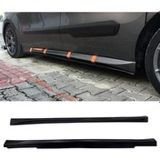 Resim Fiat Doblo Aero Yan Marşpiyel Seti Mat Siyah Plastik 2009-2017 