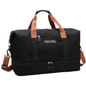 Resim Flybuy Ve Spor Siyah Seyahat Maiyame Kuru Kadınlar Islak İçin Fonksiyonlu Erkek Çantası Çantası Bölmeli, Ayakkabılık - Kx Siyah 