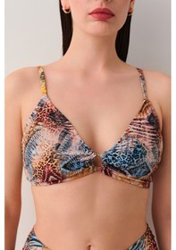 Resim Suwen Freya Üçgen Bikini Üst Sb25315984984 Etnik Desenli 