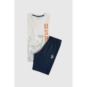 Resim U.S. Polo Assn. Erkek Çocuk Beyaz Alt Üst Takım 50326476-VR013 