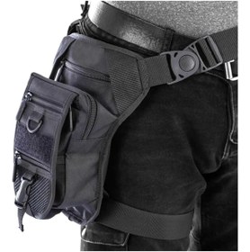 Resim Genel Markalar Bel Çantası Bacak Çantası Taktikal Tabanca Taşımalı Siyah Özel Bölmeli 