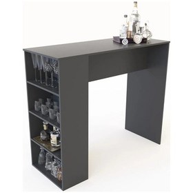 Resim Asır Mutfak Adası Alt Modül 120 Cm Antrasit 