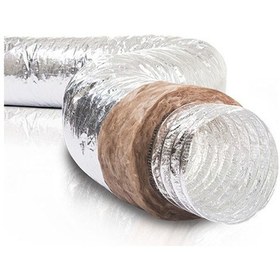 Resim Ses/Isı Izoleli Hava Kanalı 10 Metre - 102 Mm 
