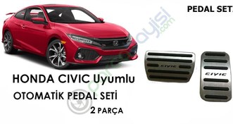 Resim Honda Civic Otomatik Pedal Set Orjinal Style 2 Parça Geçmeli 