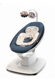 Resim Hedef Market Mamaroo 5.0 Elektrikli Ana Kucağı - Slate Blue + Yenidoğan Destek Pedi 