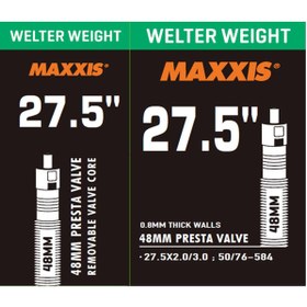 Resim MAXXIS WELTER WEIGHT 27.5X2.03.0 PRESTA 48MM İÇ LASTİK 