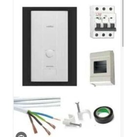 Resim Veito Blue E 380 Volt 3 Faz Ani Su Isıtıcı 24 Kw - Merkezi Sistem 8mt Kablolu Tam Takım Set 