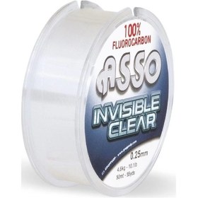 Resim Asso - Invısıble Clear Florokarbon Misina 0,30 MM - Standart 