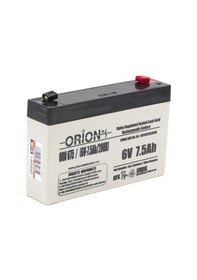 Resim Orion 6v 7.5ah Bakımsız Kuru Akü - 