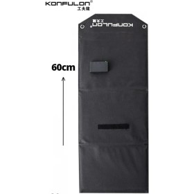 Resim Marsilyan Konfulon Sh-03 30W Hızlı Şarj Taşınabilir Güneş Enerji Paneli Şarj Istasyonu - Siyah 