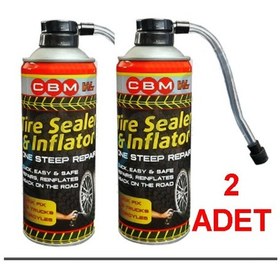 Resim Lastik Tamir Kiti Lastik Tamir Spreyi 400 Ml Büyük Boy 2 Adet 