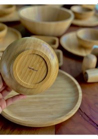 Resim Bambum İkon 24 Parça Bambu Yemek Takımı 