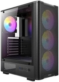 Resim ANTEC VX310 ARGB 750W 80+ BRONZE 4xARGB Fan ATX Siyah Mid Tower Gaming (Oyuncu) Kasası 
