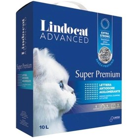 Resim Lindo Cat Lindocat Advanced Super Premium Extra Güçlü Kokusuz Topaklanan Bentonit Kedi Kumu 10 Lt 
