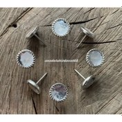 Resim Fbk Kristal Renk Kabara Taşlı Kabara Raptiye Koltuk Çivisi 16mm 30adet 