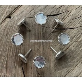 Resim Fbk Kristal Renk Kabara Taşlı Kabara Raptiye Koltuk Çivisi 16mm 30adet 