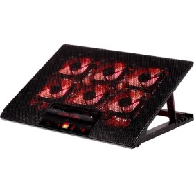 Resim Tx Red Alert 6 Fanlı Oyuncu Notebook Soğutucu (TXACNBRED) 