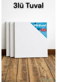 Resim WinTuval Standart Tuval 25x25 3lü 