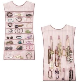 Resim Betsima Mühendislik Betsima® Elbise Şeklinde Takı Düzenleyici İki Taraflı Mücevherler Ve Takılar İçin Takı Organizer 