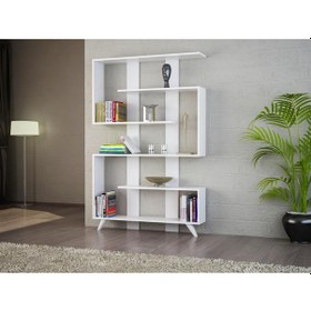 Resim Dekorister Rain Kitaplık Beyaz 