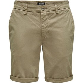 Resim Only & Sons Onspeter Reg Twill 4481 Shorts Noos Erkek Şort-26440 - S Açık Kahverengi 