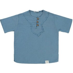 Resim Civil Boys Erkek Çocuk Gömlek 6-9 Yaş İndigo 18785v24224s1-3 İndigo 