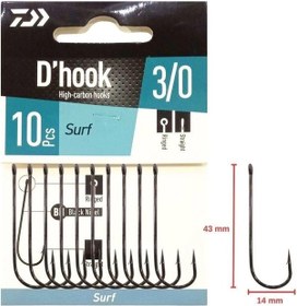 Resim Daiwa Surf İğne No:3/0 10 Adet 