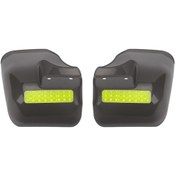 Resim Tenfowee Pvc Motor Güvenlik Koruyucu Kollukları - Rüzgar Ve Yağmur Engeli, Yansıtıcı Şeritli Güneş/reflektif Seçenekli 