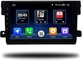 Resim MarTechno Android Carplay Multimedya 2007-2011 4GB RAM 4GB RAM 32GB Hafıza Suzuki Vitara ile uyumlu 