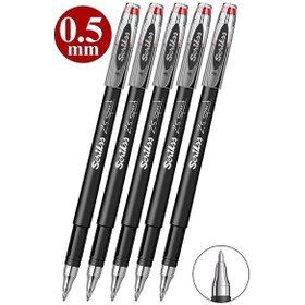Resim Kırmızı Pilot Kalem Speed 25 5 Adet Scrikss Pilot Kalem 0.5mm Roller Uçlu Pilot Kalem İnce Uçlu Likit Mürekkepli Pilot 