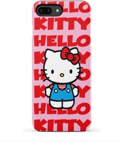 Resim Molly Technology Iphone 7 Plus Için Pembe Hello Kitty Desenli Silikon Kılıf 