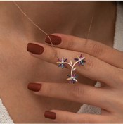 Resim 925 Ayar Daldaki Çiçekler Kolye Kadın Gümüş Kolye 