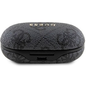 Resim Guess Orjinal Lisanslı Klasik Metal Yazı Logolu TWS Kulak İçi Bluetooth Kulaklık 