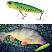 Resim 13.6g/10cm Yüzen Kalem Yemi, Kırmızı Gözlerle - Dayanıklı ABS Plastik, Bass ve Pike Balıkçılığı İçin İdeal, Tatlı ve Tuzlu Suya Kullanılabilir, Balıkçılık Yemi|Gerçekçi Görünüm|Dayanıklı Plastik 