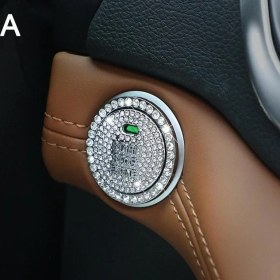 Resim Cdwishbest Gümüş Rengi 3D Jel Kızdırma Anahtarlık Sticker Aydınlık Kontak Anahtarı Kapak Daire Işık Dekorasyon Evrensel Oto Anahtar Floresan Daire (Yurt Dışından) 