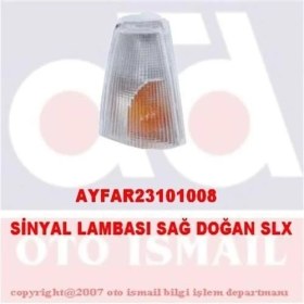 Resim Ayfar 101008 Sinyal Lambası Sağ Murat 131 Doğan Slx Şahin S 85014920 