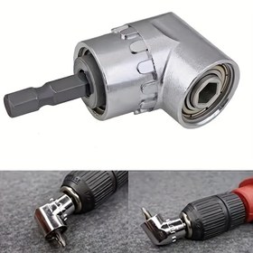 Resim 1 adet Alet Aksesuarı Vida Başlığı 105 Derece Bükme Aracı Matkap Aksesuarları Uzatma Elektrikli Matkapla Uyumlu 