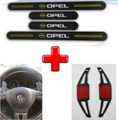 Resim Opel Mokka Uyumlu Carbon Kapı Eşiği + F1 Kulakçık (550932229) 