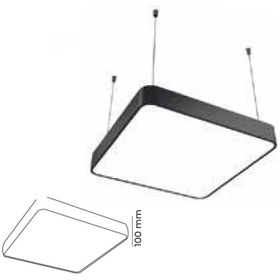 Resim Kare Davul Lineer Aydınlatma TEN225 - 40X40 CM KARE DAVUL / 6500K 