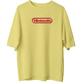 Resim Nintendo - Oversize T-Shirt - M / Sarı 