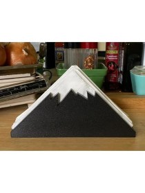 Resim Karlı Dağ Şekilli Peçetelik 