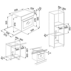 Resim Franke FSM 82 H XS Black Glass Inox Fırın 