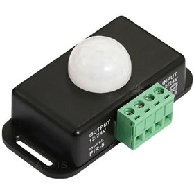 Resim Jeehugo 12v/24v Düşük Gerilimli Led Işık Kontrolcüsü, Kızılötesi İnsan Algılama Sensörü, Akıllı Aydınlatma Anahtarı Siyah 