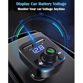 Resim Teknocan Marketing Otomatik Frekans Tanımalı Parazit Yok Fm Radyo Transmitter 3.1A Hızlı Şarj Micro Sd Bluetooth Mp3 Çalar Çakmaklık 